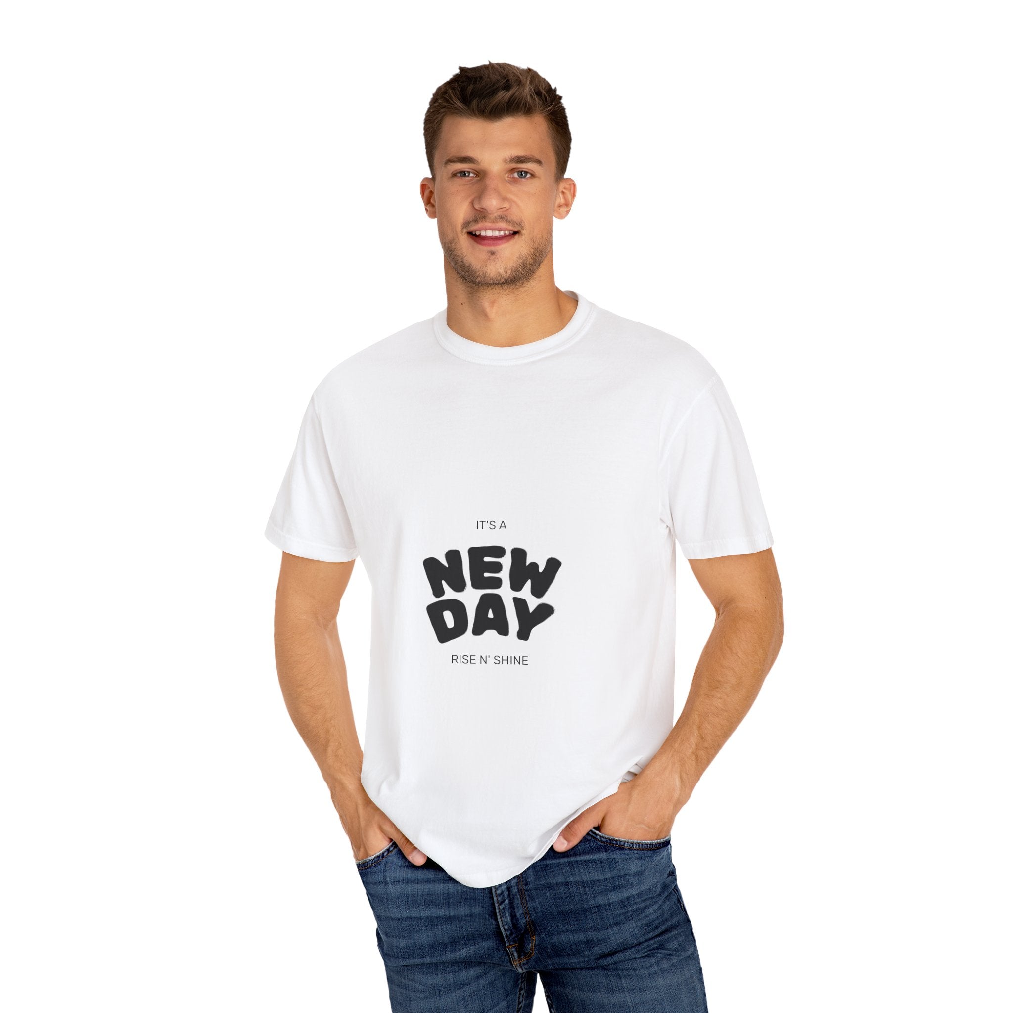 New Day T-Shirt — "It's a New Day" Positive Graphic Tee